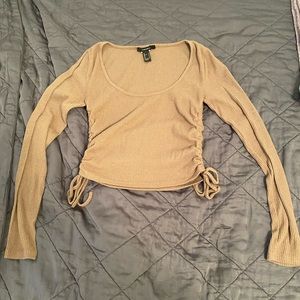 Forever 21 Long Sleeve Crop Top